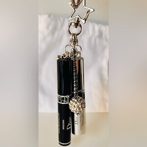 Dior Set of 2 Mini Mascara Keyfob Bag Charm Diorshow + Iconic Overcurl